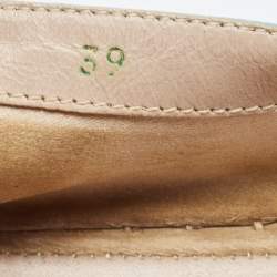 Le Silla Turquoise Suede and Leather Crystal Embellished Espadrille Flats Size 39