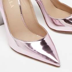 Le Silla Rose Pink Mirror Leather Fergie Iris Pumps Sizes 37.5