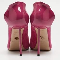 Pre Owned Le Silla Pink Suede Petalo Pumps Size 37.5