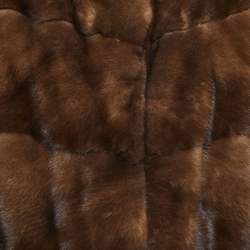 Pre Owned Lily Violette Brown Mink Fur Coat M