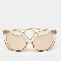 Linda Farrow Rose Gold/Brown LFL/556 Oversized Sunglasses
