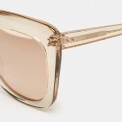Linda Farrow Rose Gold/Brown LFL/556 Oversized Sunglasses