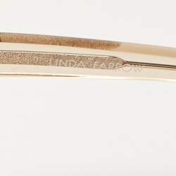 Linda Farrow Rose Gold/Brown LFL/556 Oversized Sunglasses