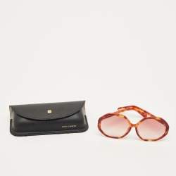 مملوكة مسبقًا Linda Farrow Tortoise Brown Gradient 8466 Paloma Oversized Sunglasses