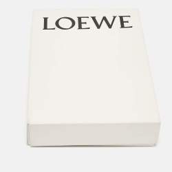 Loewe Blue Print Cotton and Cashmere Fringed Scarf