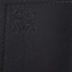 Pre Owned Loewe Black Leather Obi Corset Belt M
