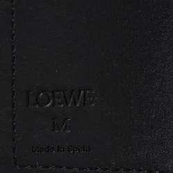 Pre Owned Loewe Black Leather Obi Corset Belt M