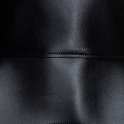 Pre Owned Loewe Black Leather Obi Corset Belt M
