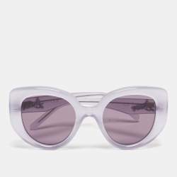 Pre Owned Loewe Lilac LW401001 Curvy Butterfly Sunglasses