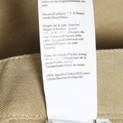 Loewe Brown Linen Blend Patch Pocket Cargo Pants S