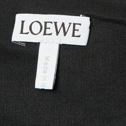 Pre Owned تنورة لويفي مبطنة قطن وفيسكوز أزرار سوداء وسطى مقاس متوسط (ميديوم)