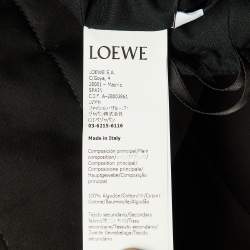 Pre Owned تنورة لويفي مبطنة قطن وفيسكوز أزرار سوداء وسطى مقاس متوسط (ميديوم)