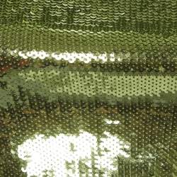 Pre Owned Loewe x Paula's Ibiza Aniseed Green Sequin Bustier Top XS