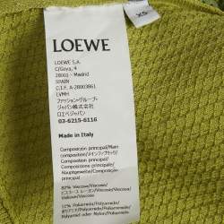Pre Owned Loewe x Paula's Ibiza Aniseed Green Sequin Bustier Top XS