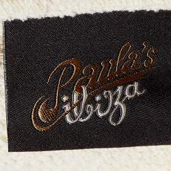 Pre Owned Loewe X Paula's Ibiza Ecru Parrot Logo Print Cotton Hooded Sweatshirt L