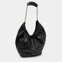 Loewe Black Leather Medium Squeeze Bag