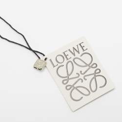 مملوكة مسبقًا Loewe Green Raffia and Canvas Anagram Ajouré Bucket Bag
