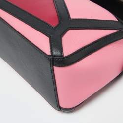 Loewe Tri Color Leather Small Puzzle Top Handle Bag