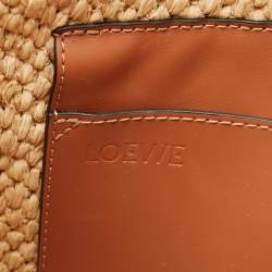 Loewe Natural Raffia Medium Font Tote