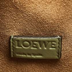 Loewe Rosemary Leather Ondas Flamenco Knot Shoulder Bag