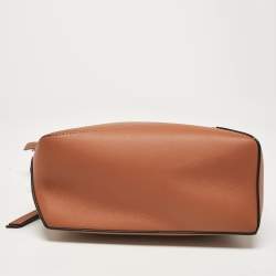 Loewe Brown Leather Small Puzzle Shoulder Bag