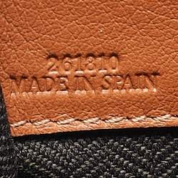 مملوكة مسبقًا Loewe Brown Leather Medium Hammock Shoulder Bag