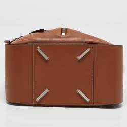 مملوكة مسبقًا Loewe Brown Leather Medium Hammock Shoulder Bag