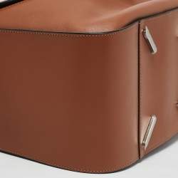 مملوكة مسبقًا Loewe Brown Leather Medium Hammock Shoulder Bag