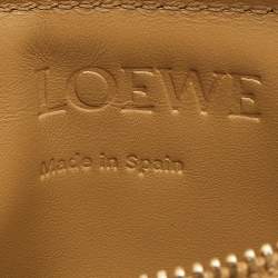 Pre Owned Loewe Multicolor Leather Puzzle Zip Card Holder