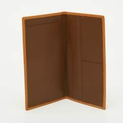 Pre Owned Loewe Brown Leather Anagram Long Wallet