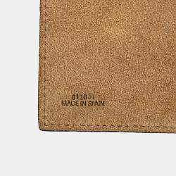 Pre Owned Loewe Green Small Smooth Calfskin Anagram Tote