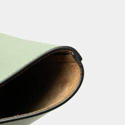 Pre Owned Loewe Green Small Smooth Calfskin Anagram Tote