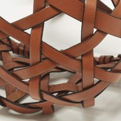 Pre Owned Loewe Candle Brown Leather Basket Bag