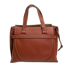 مملوكة مسبقًا حقيبة لويفي غيت جلد بني