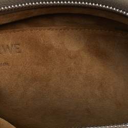 مملوكة مسبقًا حقيبة كتف لويفي ميسي جلد بني/بيج صغيرة