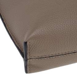 مملوكة مسبقًا حقيبة كتف لويفي ميسي جلد بني/بيج صغيرة