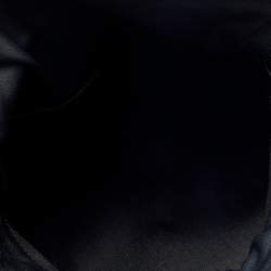 Pre Owned حقيبة كتف لويفي فلامنكو جلد لامع مجعد أسود بعقدة