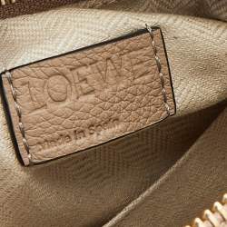 Pre Owned Loewe Beige Leather Small Puzzle Shoulder Bag