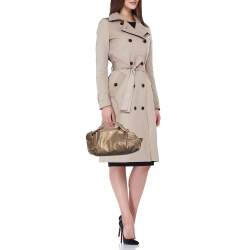 Loewe Metallic Gold Leather Aire Hobo