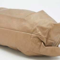 Loewe Metallic Gold Leather Aire Hobo