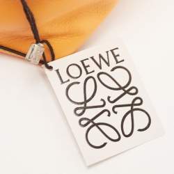 Loewe Orange Leather Puzzle Hobo 