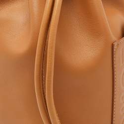 Loewe Tan Leather Small Sailor Drawstring Bag