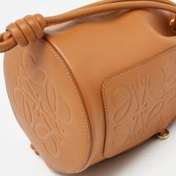 Loewe Tan Leather Small Sailor Drawstring Bag