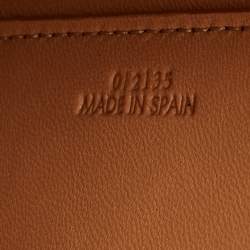 Pre Owned Loewe Avocado Green Leather Goya Shoulder Bag