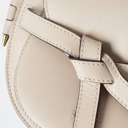 Pre Owned Loewe Grey Leather Mini Gate Belt Bag