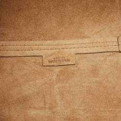 Pre Owned حقيبة يد توتس لويفي جلد أخضر متوسطة 