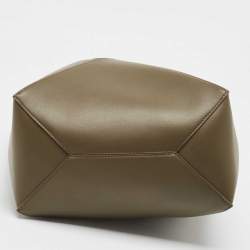 Pre Owned حقيبة يد توتس لويفي جلد أخضر متوسطة 