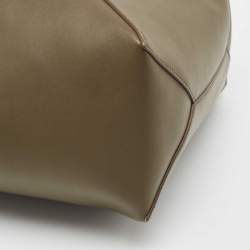 Pre Owned حقيبة يد توتس لويفي جلد أخضر متوسطة 