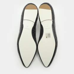 Pre Owned Loewe Black Sequin Embellished Chelsea Ankle Boots Size 37