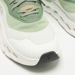 Pre Owned Loewe x On Green/White Fabric Cloudtilt 2 Sneakers Size 39